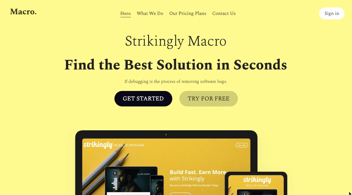 null Strikingly Macro Templates: Yellow in Color Psychology is Associated with Energy and Optimism